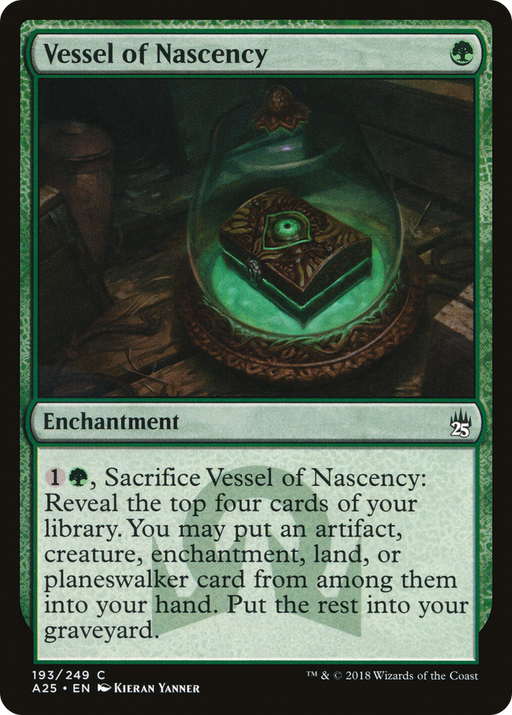 Vessel of Nascency (A25-193) [Masters 25] Foil MTG Single Wizards of the Coast