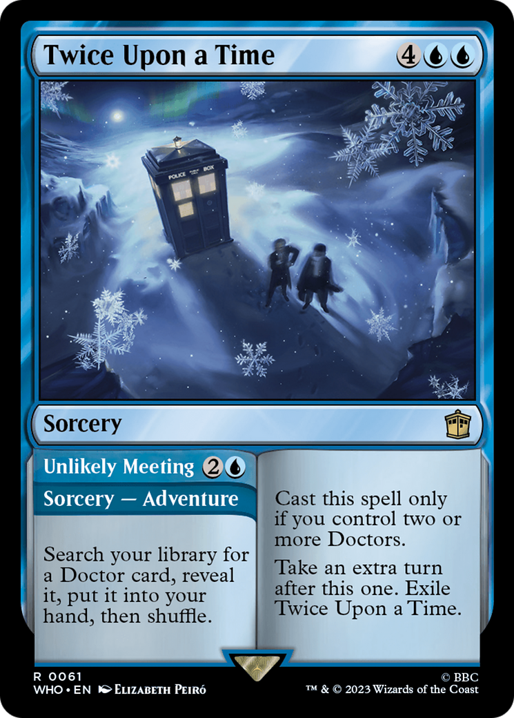 Twice Upon a Time (WHO-061) [Doctor Who] Foil MTG Single Wizards of the Coast