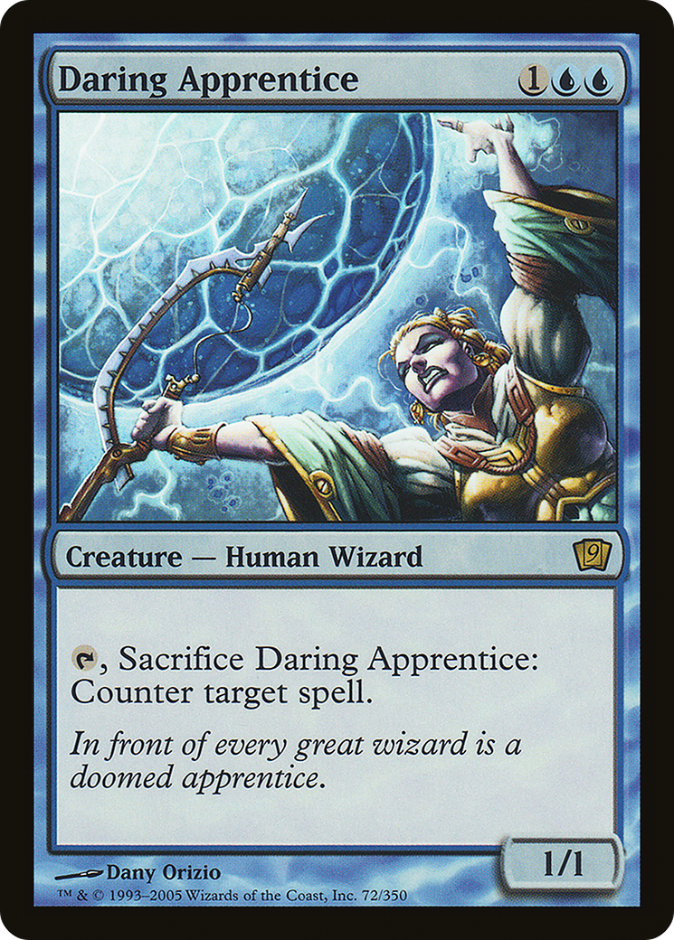 Daring Apprentice (9ED-072) [9th Edition] MTG Single Wizards of the Coast