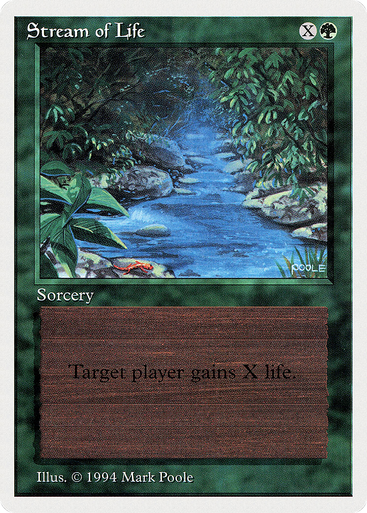 Stream of Life (SUM-217) [Misc] Summer Magic / Edgar MTG Single Wizards of the Coast