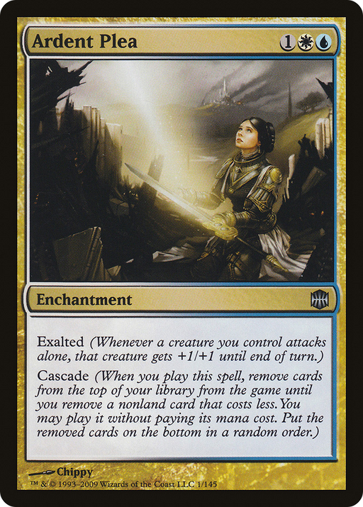Ardent Plea (ARB-001) [Alara Reborn] MTG Single Wizards of the Coast