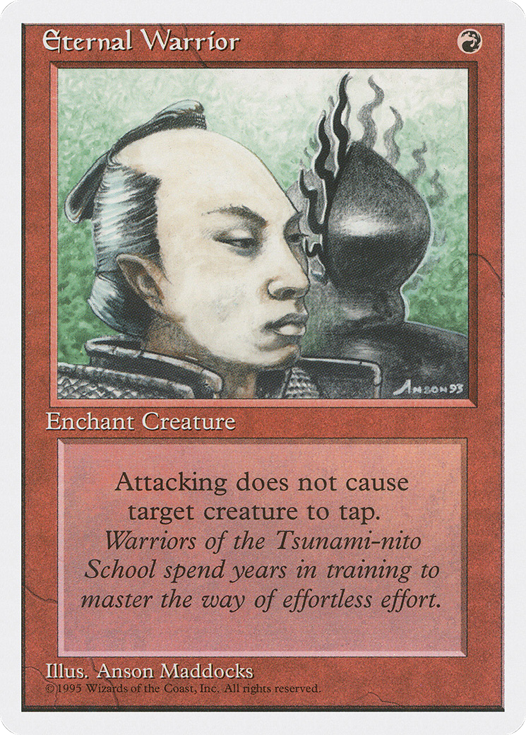 Eternal Warrior (4ED-190) [Fourth Edition] MTG Single Wizards of the Coast