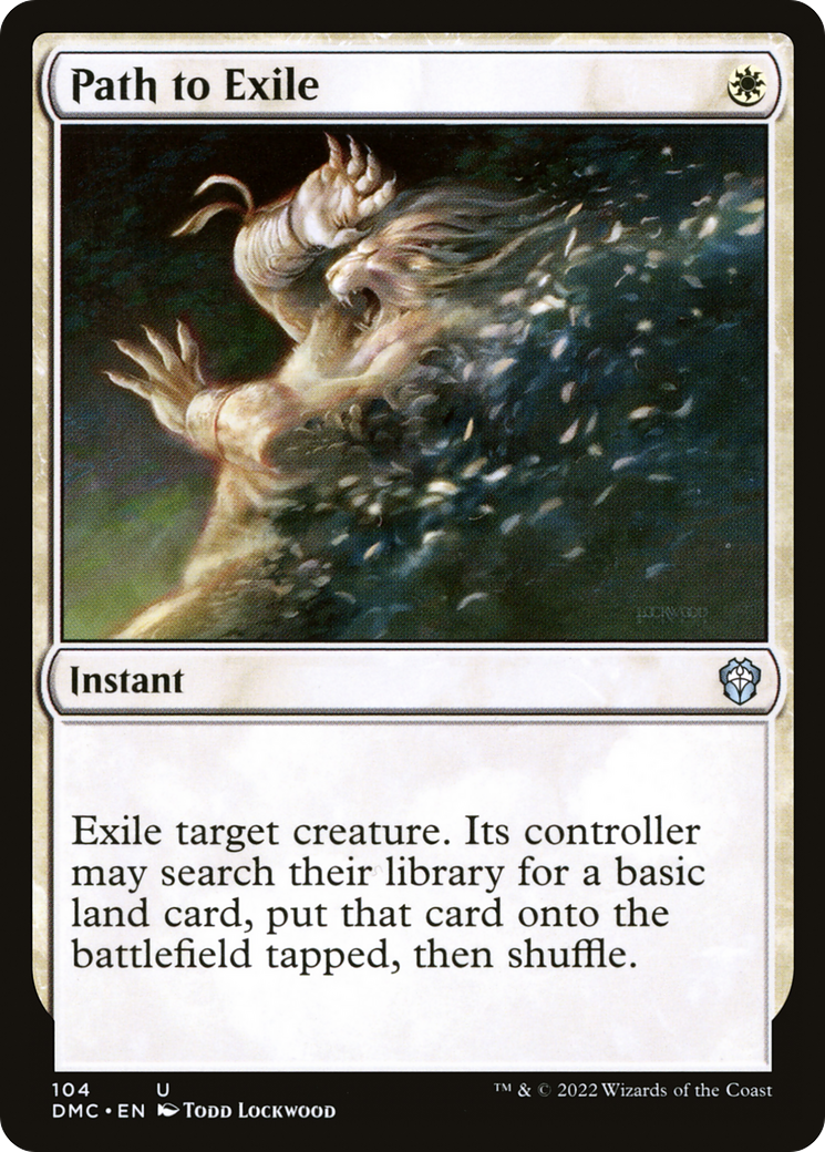 Path to Exile (DMC-104) [Dominaria United Commander] MTG Single Wizards of the Coast