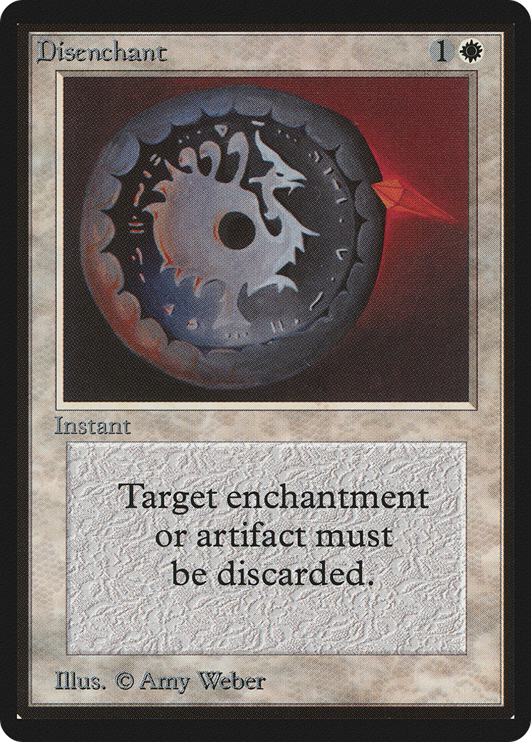 Disenchant (LEB-) [Oldschool] Limited Edition Beta MTG Single Wizards of the Coast