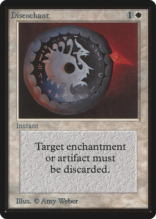 Disenchant (LEB-) [Oldschool] Limited Edition Beta MTG Single Wizards of the Coast