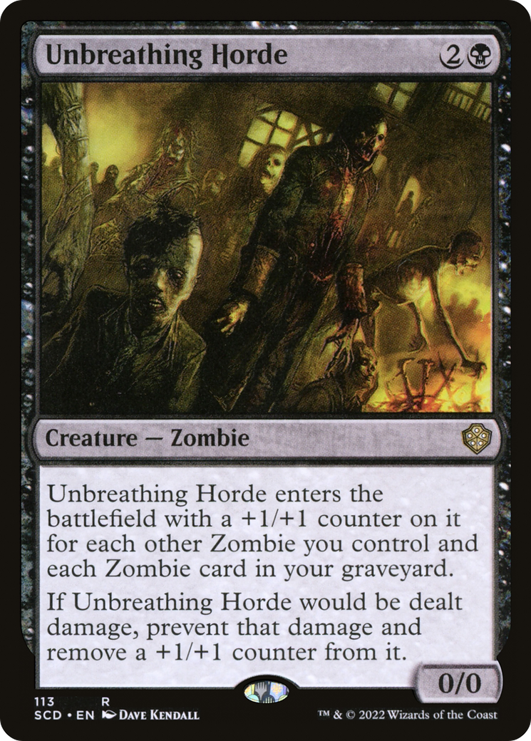 Unbreathing Horde (SCD-113) [Starter Commander Decks] MTG Single Wizards of the Coast