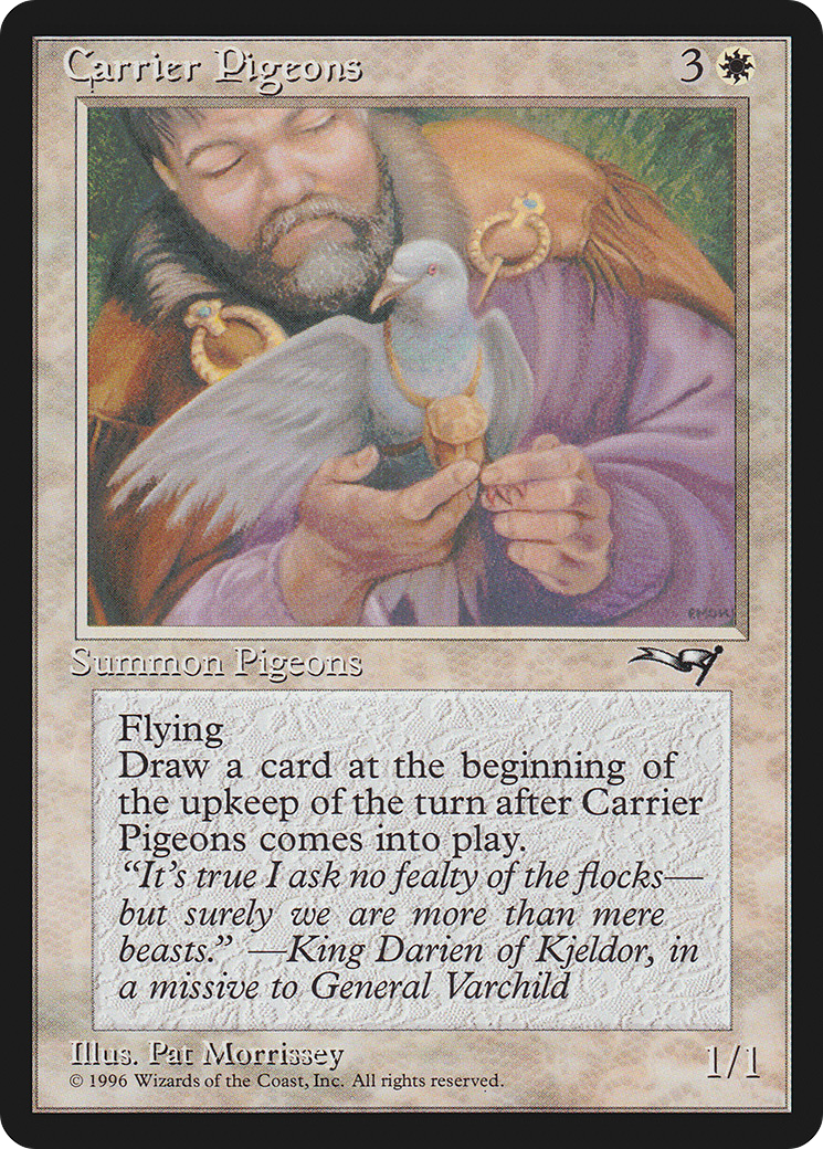 Carrier Pigeons (ALL-01B) [Alliances] MTG Single Wizards of the Coast