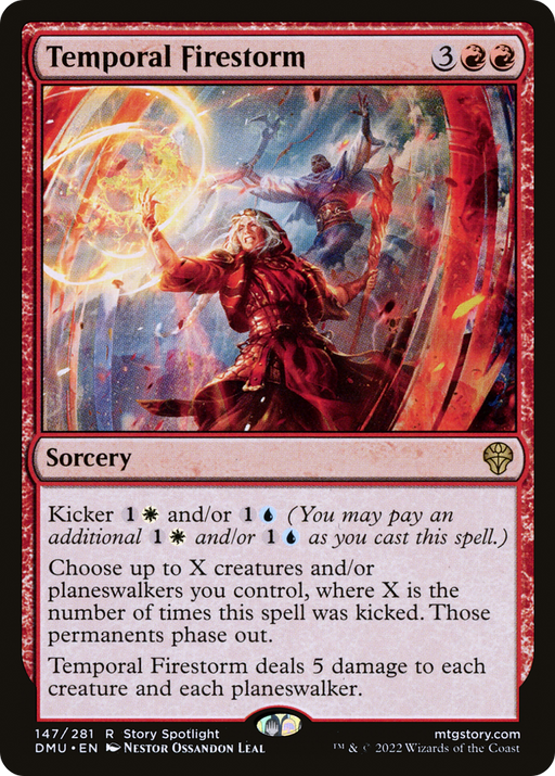 Temporal Firestorm (DMU-147) [Dominaria United] MTG Single Wizards of the Coast