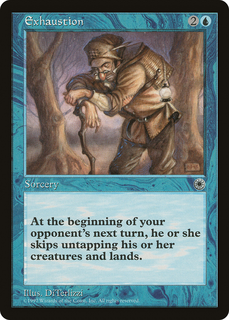 Exhaustion (POR-054) [Misc] Portal MTG Single Wizards of the Coast