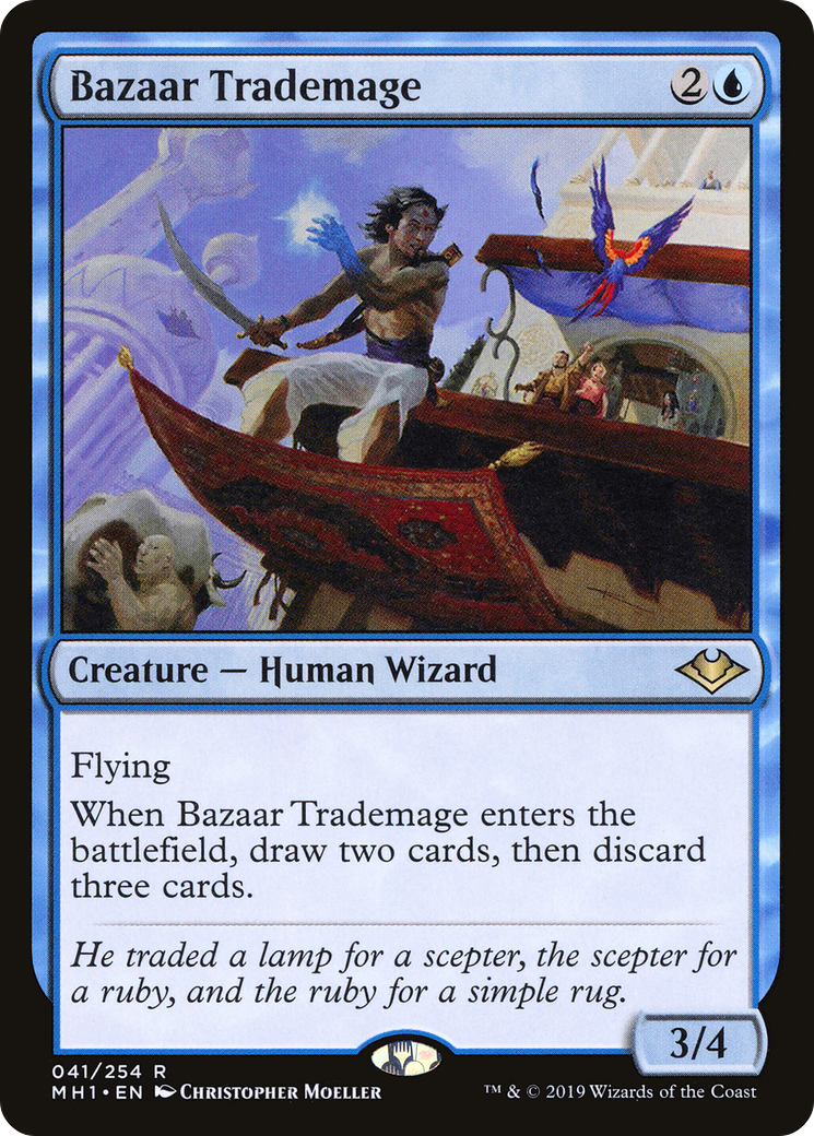 Bazaar Trademage (MH1-041) [Modern Horizons] Foil MTG Single Wizards of the Coast