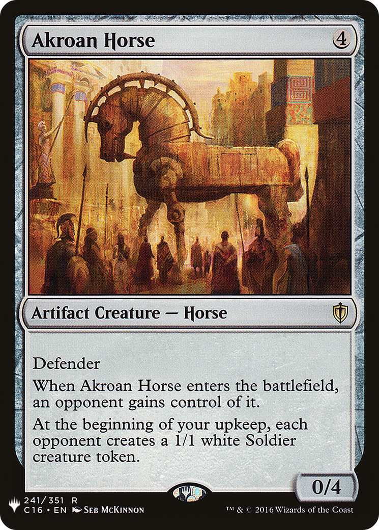 Akroan Horse (LIST-241) [Mystery Booster] The List MTG Single Wizards of the Coast