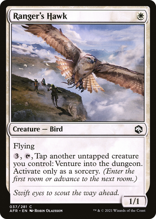 Ranger's Hawk (AFR-037) [Adventures in the Forgotten Realms] Foil MTG Single Wizards of the Coast