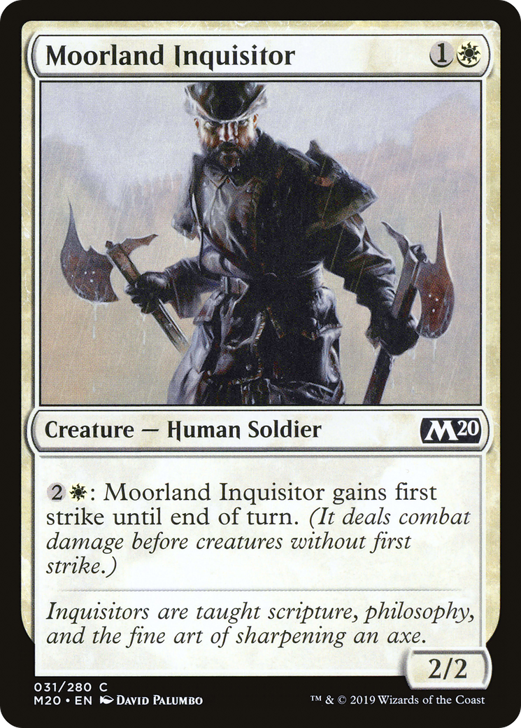 Moorland Inquisitor (M20-031) [Core Set 2020] MTG Single Wizards of the Coast