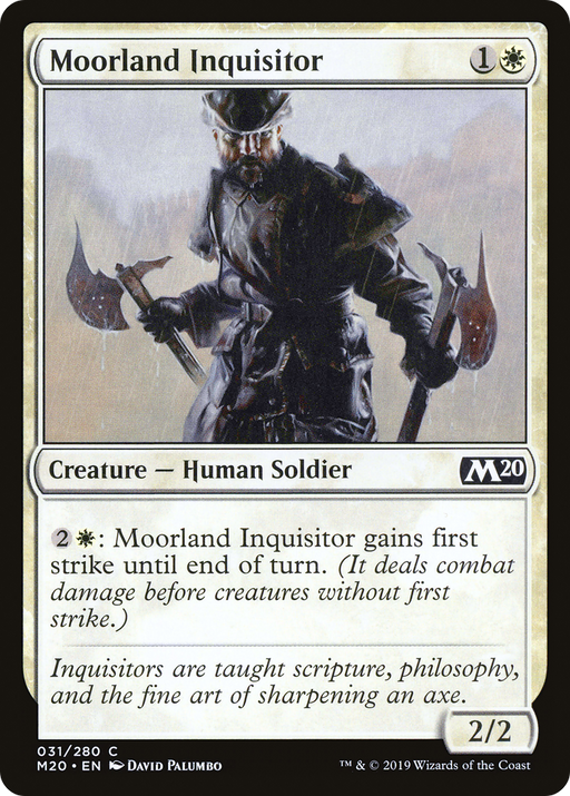 Moorland Inquisitor (M20-031) [Core Set 2020] MTG Single Wizards of the Coast