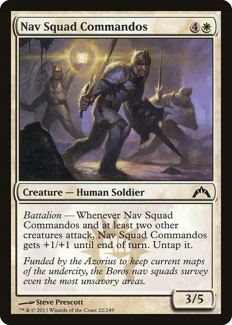 Nav Squad Commandos (GTC-022) [Gatecrash] MTG Single Wizards of the Coast