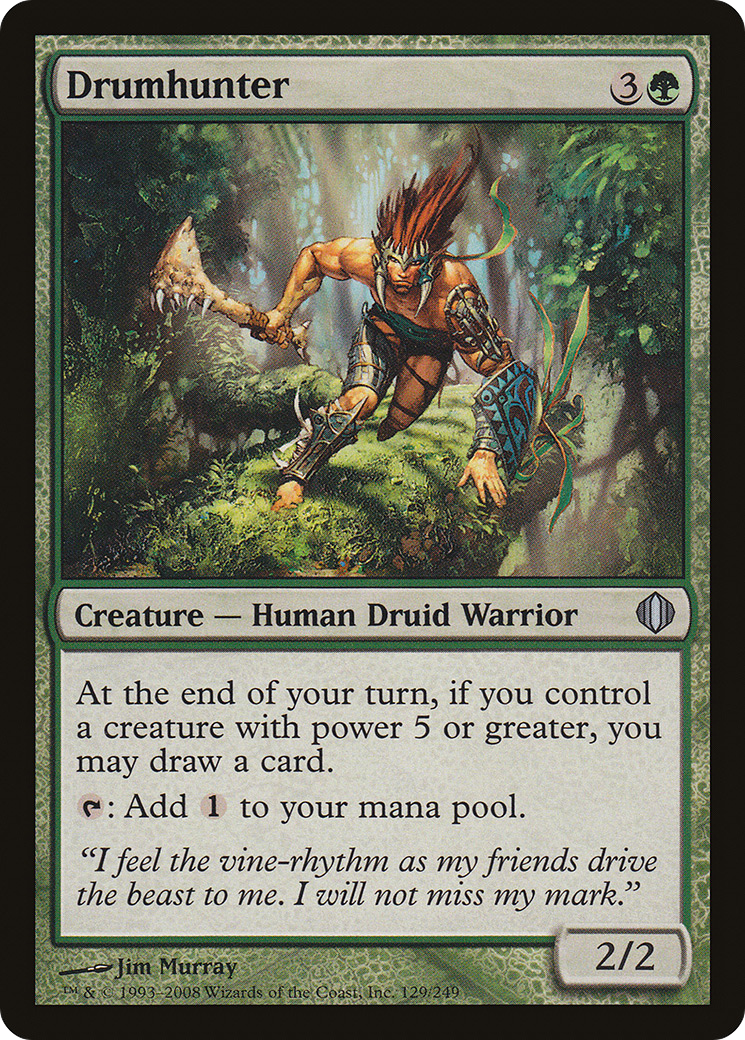Drumhunter (ALA-129) [Shards of Alara] Foil MTG Single Wizards of the Coast