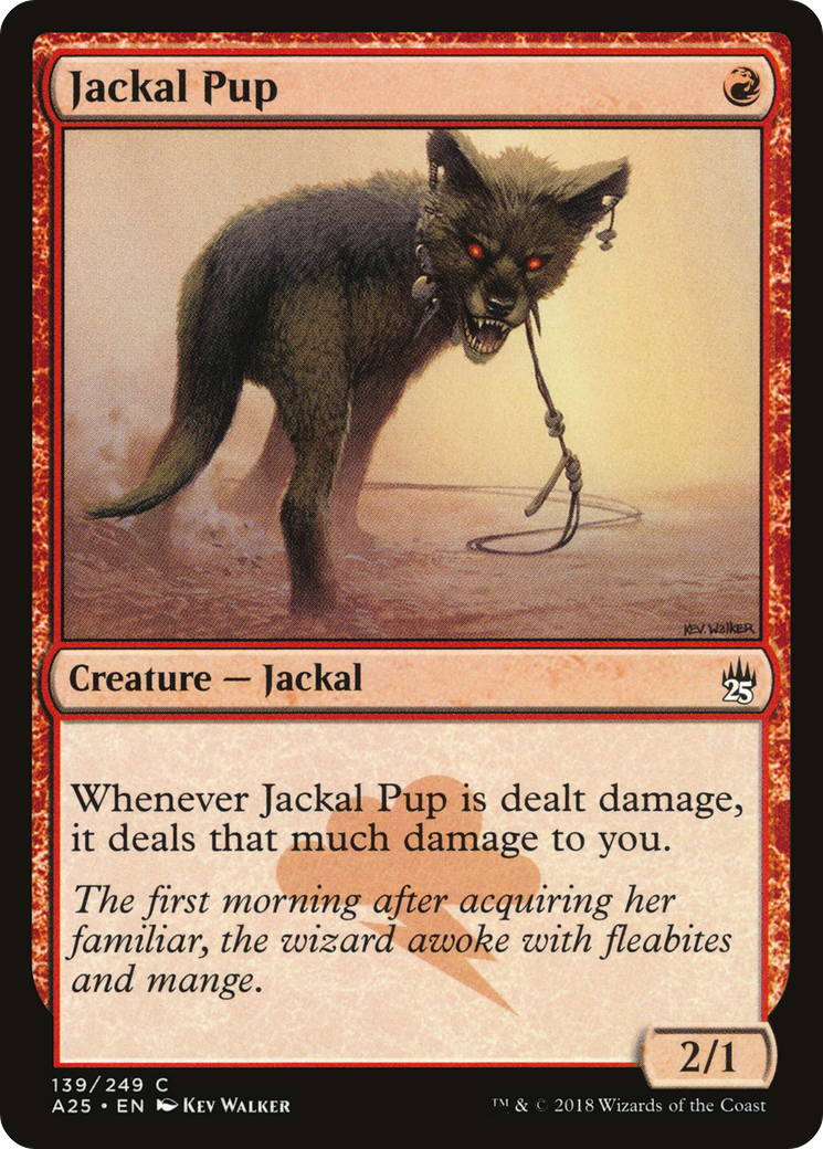 Jackal Pup (A25-139) [Masters 25] MTG Single Wizards of the Coast