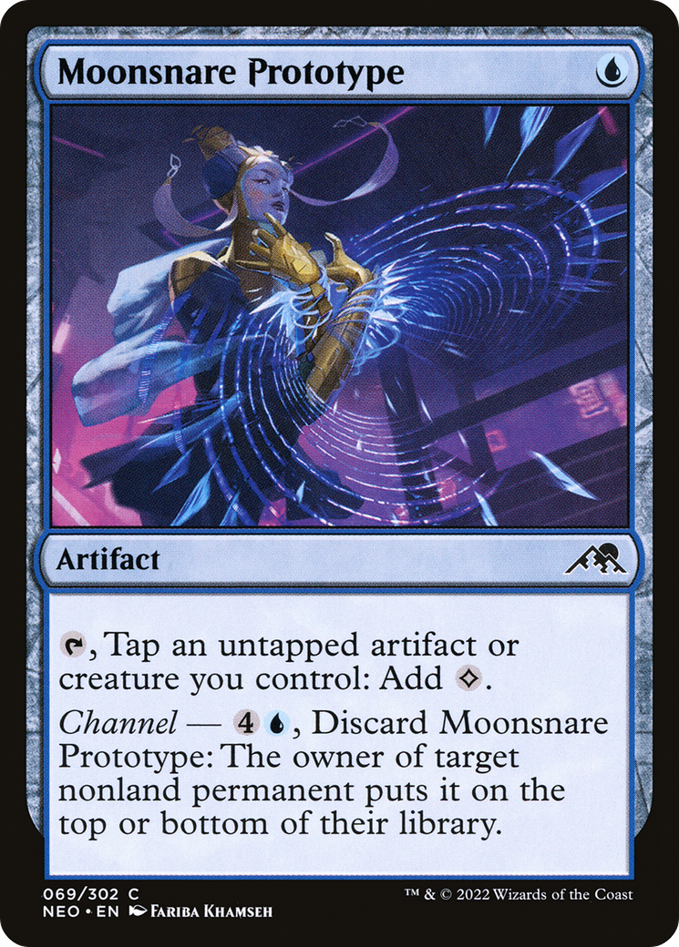 Moonsnare Prototype (NEO-069) [Kamigawa: Neon Dynasty] Foil MTG Single Wizards of the Coast