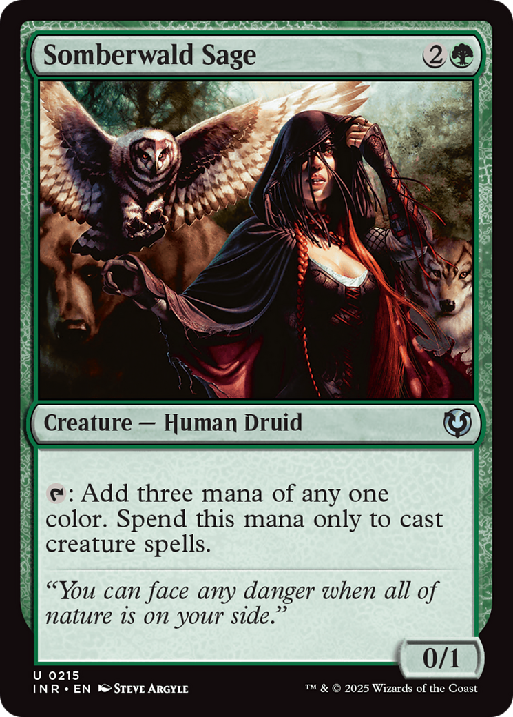Somberwald Sage (INR-215) [Innistrad Remastered] Foil MTG Single Wizards of the Coast