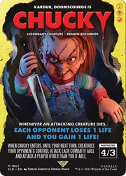 Chucky - Kardur, Doomscourge (SLD-1807) [Secret Lair] Drop (Borderless) MTG Single Wizards of the Coast