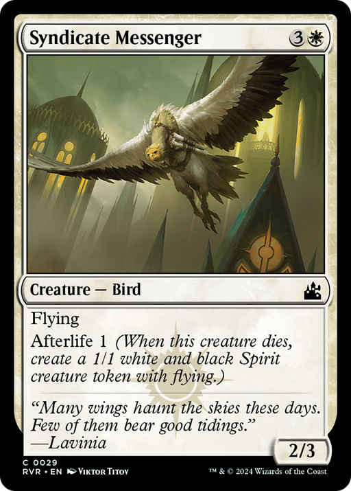 Syndicate Messenger (RVR-029) [Ravnica Remastered] MTG Single Wizards of the Coast