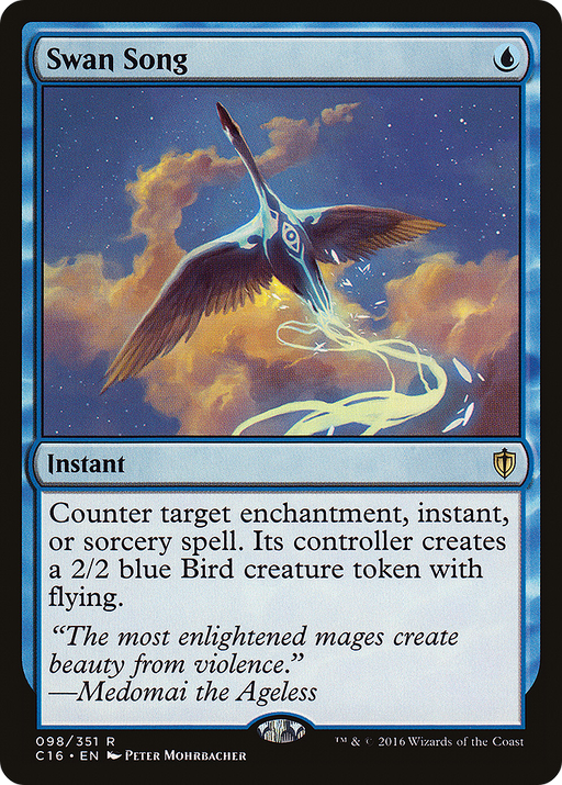 Swan Song (C16-098) [Commander 2016] MTG Single Wizards of the Coast
