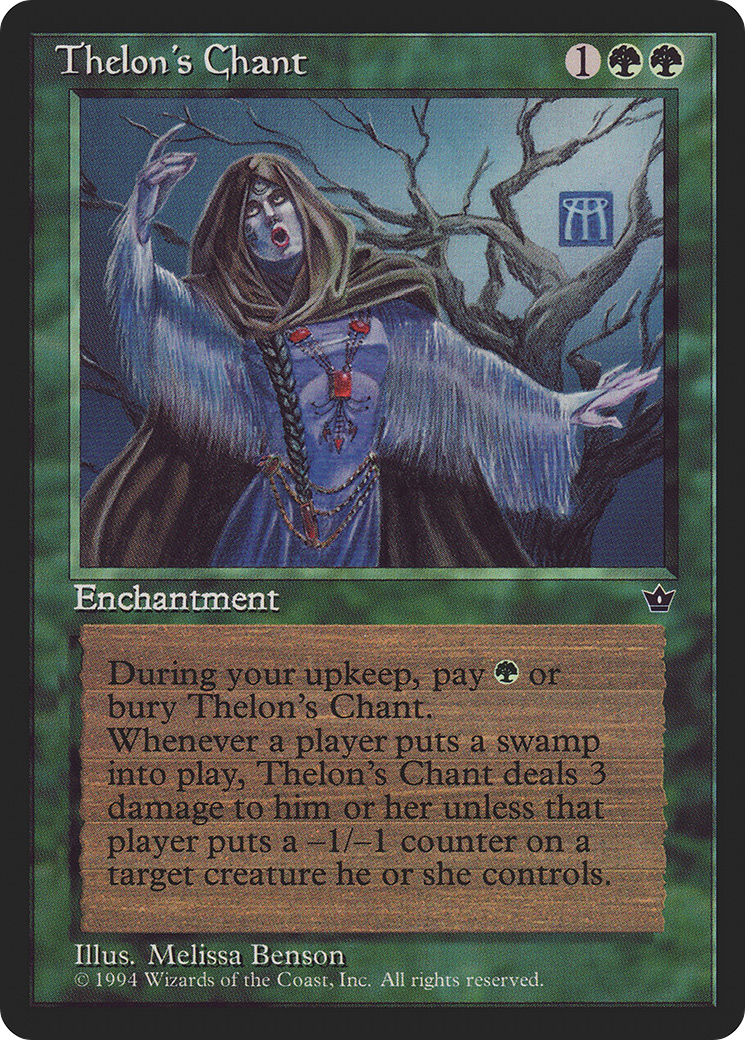 Thelon's Chant (FEM-076) [Fallen Empires] MTG Single Wizards of the Coast