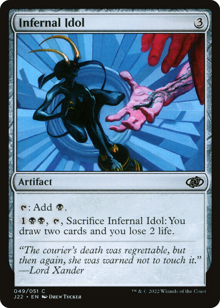Infernal Idol (J22-049) [Jumpstart 2022] MTG Single Wizards of the Coast
