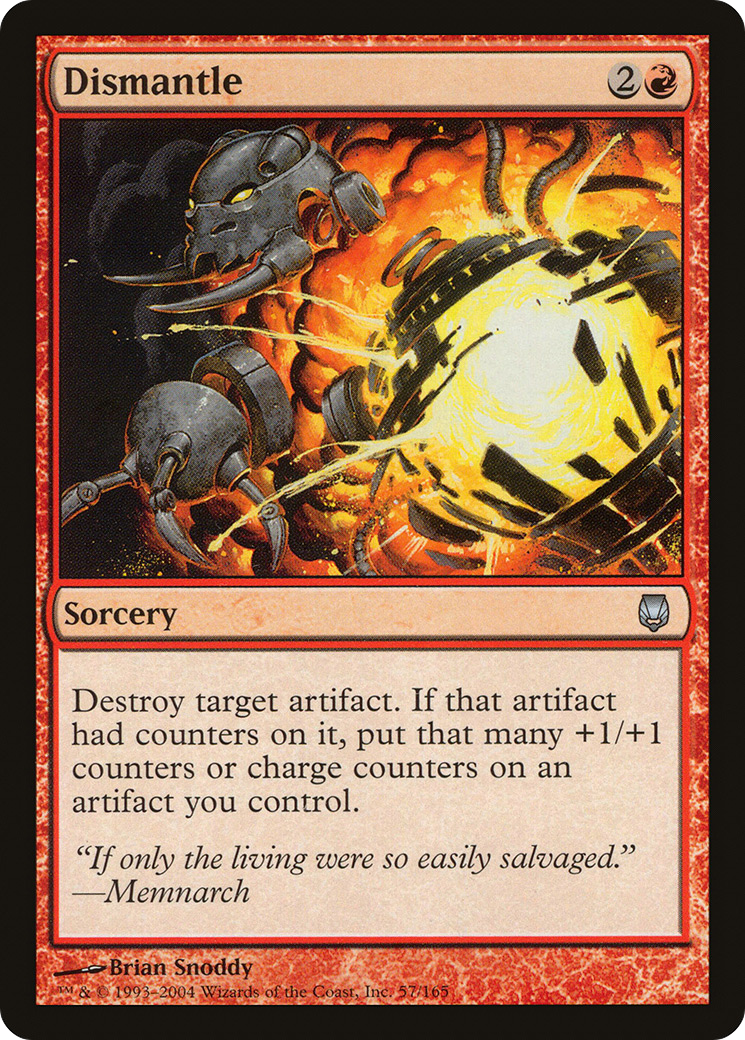 Dismantle (DST-057) [Darksteel] MTG Single Wizards of the Coast
