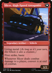 Slicer, Hired Muscle (BOT-006) [Transformers] Foil MTG Single Wizards of the Coast