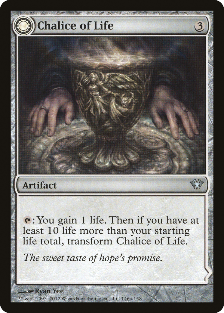 Chalice of Life // Chalice of Death (DKA-146) [Dark Ascension] Foil MTG Single Wizards of the Coast