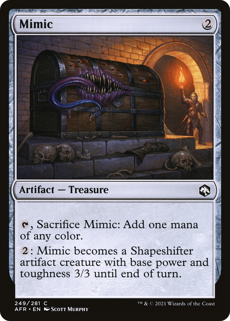 Mimic (AFR-249) [Adventures in the Forgotten Realms] Foil MTG Single Wizards of the Coast