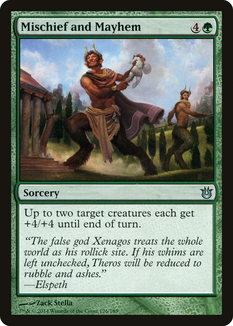 Mischief and Mayhem (BNG-126) [Born of the Gods] MTG Single Wizards of the Coast