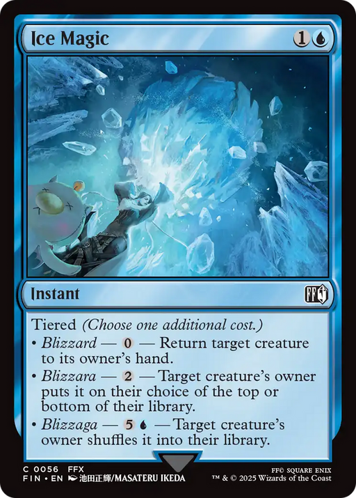 Ice Magic (FIN-056) [FINAL FANTASY] Foil MTG Single Wizards of the Coast
