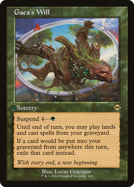 Gaea's Will (MH2-412) [Modern Horizons 2] Foil MTG Single Wizards of the Coast