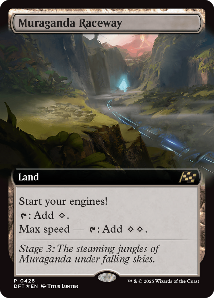 Muraganda Raceway (0426) (DFT-426) [Aetherdrift] (Extended Art) Foil MTG Single Wizards of the Coast