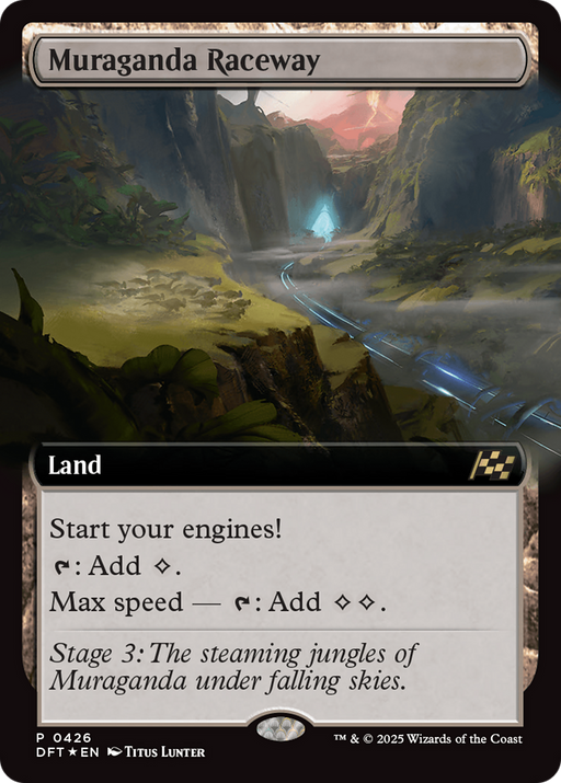 Muraganda Raceway (0426) (DFT-426) [Aetherdrift] (Extended Art) Foil MTG Single Wizards of the Coast