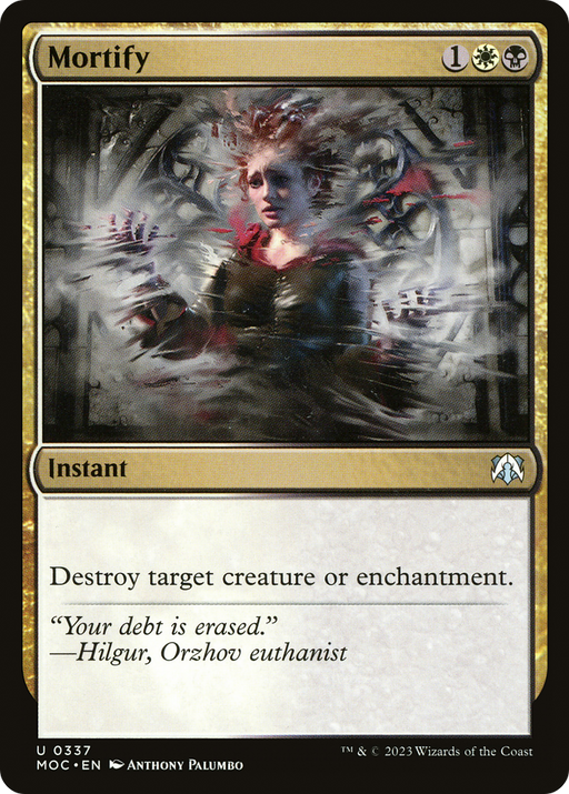 Mortify (MOC-337) [March of the Machine Commander] MTG Single Wizards of the Coast