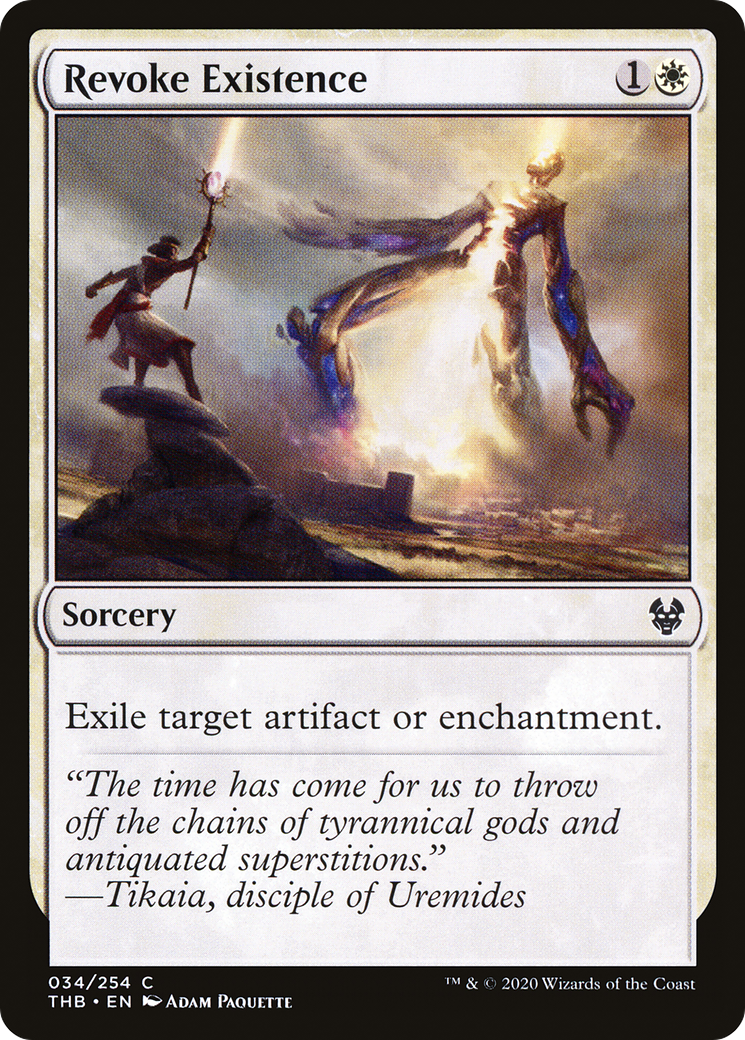 Revoke Existence (THB-034) [Theros Beyond Death] Foil MTG Single Wizards of the Coast