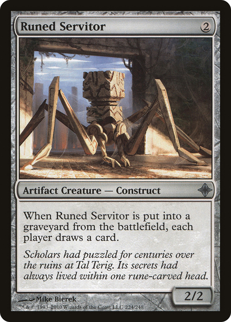 Runed Servitor (ROE-224) [Rise of the Eldrazi] MTG Single Wizards of the Coast