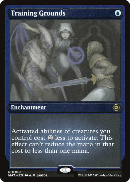 Training Grounds (MAT-109) [March of the Machine: The Aftermath] Etched Foil MTG Single Wizards of the Coast