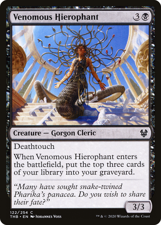 Venomous Hierophant (THB-122) [Theros Beyond Death] MTG Single Wizards of the Coast