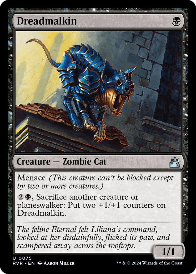 Dreadmalkin (RVR-075) [Ravnica Remastered] MTG Single Wizards of the Coast