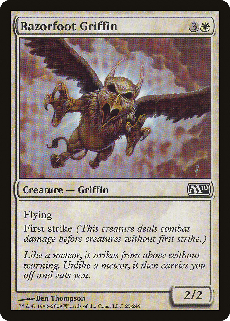 Razorfoot Griffin (M10-025) [Magic 2010] Foil MTG Single Wizards of the Coast