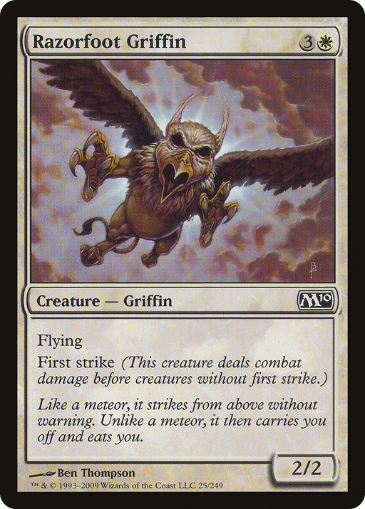 Razorfoot Griffin (M10-025) [Magic 2010] Foil MTG Single Wizards of the Coast