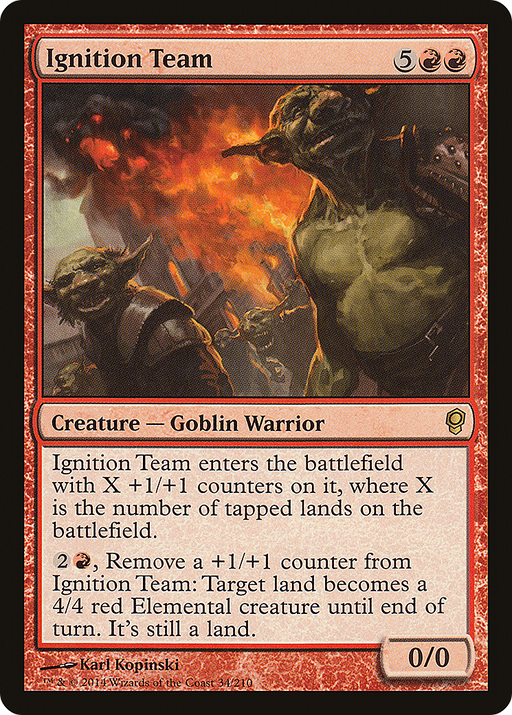 Ignition Team (CNS-034) [Conspiracy] MTG Single Wizards of the Coast