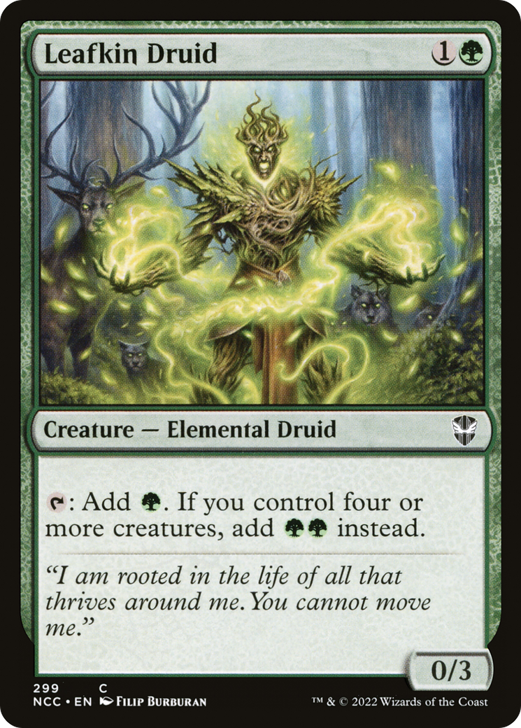 Leafkin Druid (NCC-299) [New Capenna Commander] MTG Single Wizards of the Coast
