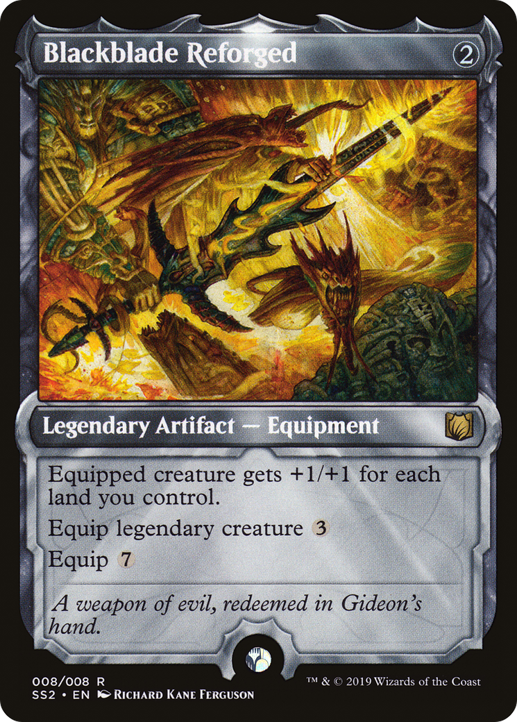 Blackblade Reforged (SS2-008) [Misc] Signature Spellbook: Gideon Foil MTG Single Wizards of the Coast