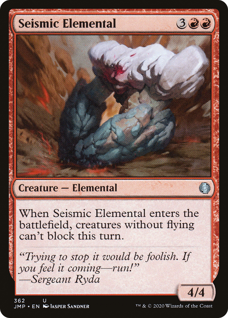 Seismic Elemental (JMP-362) [Jumpstart] MTG Single Wizards of the Coast