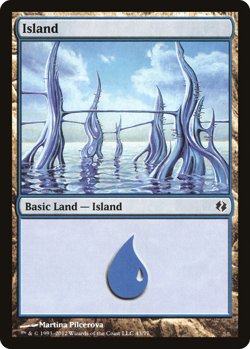 Island (43) (DDI-043) [Misc] Duel Decks: Venser vs. Koth MTG Single Wizards of the Coast